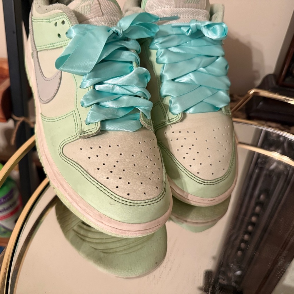 Mint Green Kids Sneakers